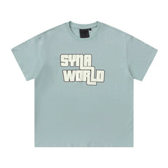 Syna World Grand Theft Graphic Logo Oversized Tee (Sage Green / Off-White)