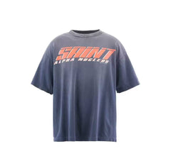 Saint Michael "ALPHA NUCLEUS" Vintage T-Shirt - Washed Blue