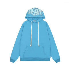 Syna World Hood Graphic Pullover Hoodie (Blue)