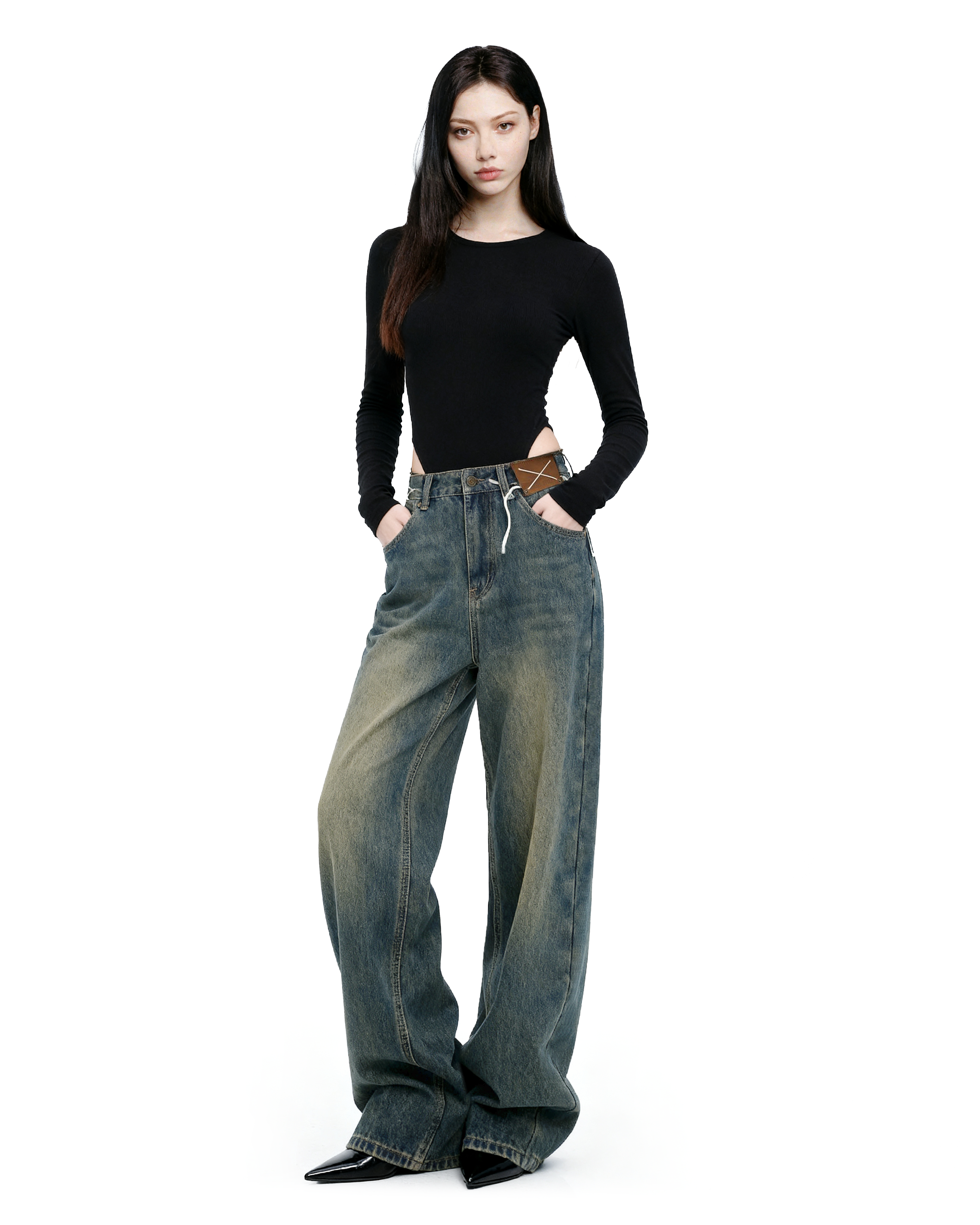 Wide Leg Vintage Jeans