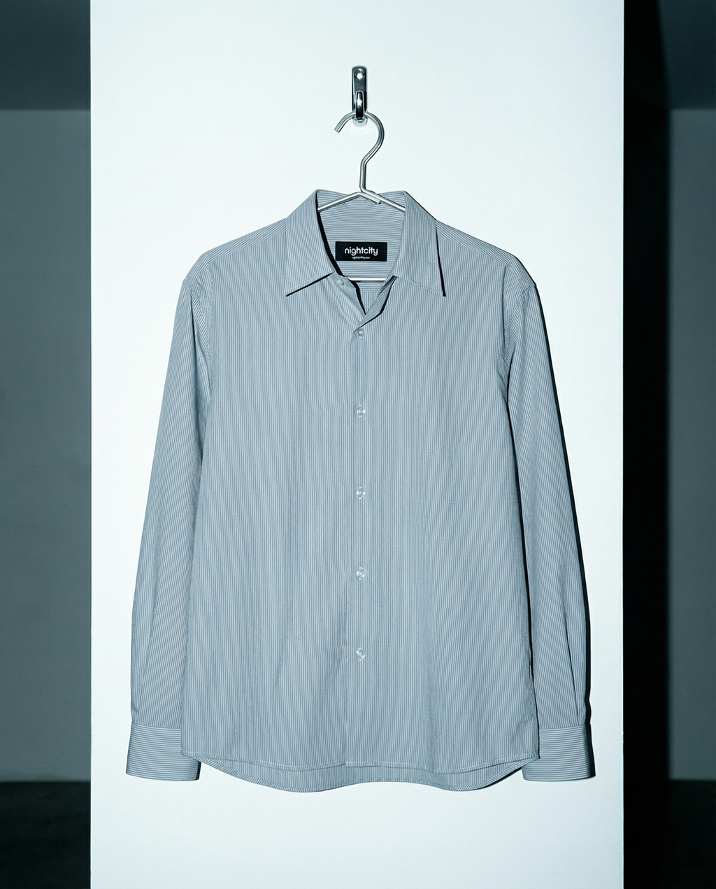 Subtle Pinstripe Long Sleeve Button Shirt