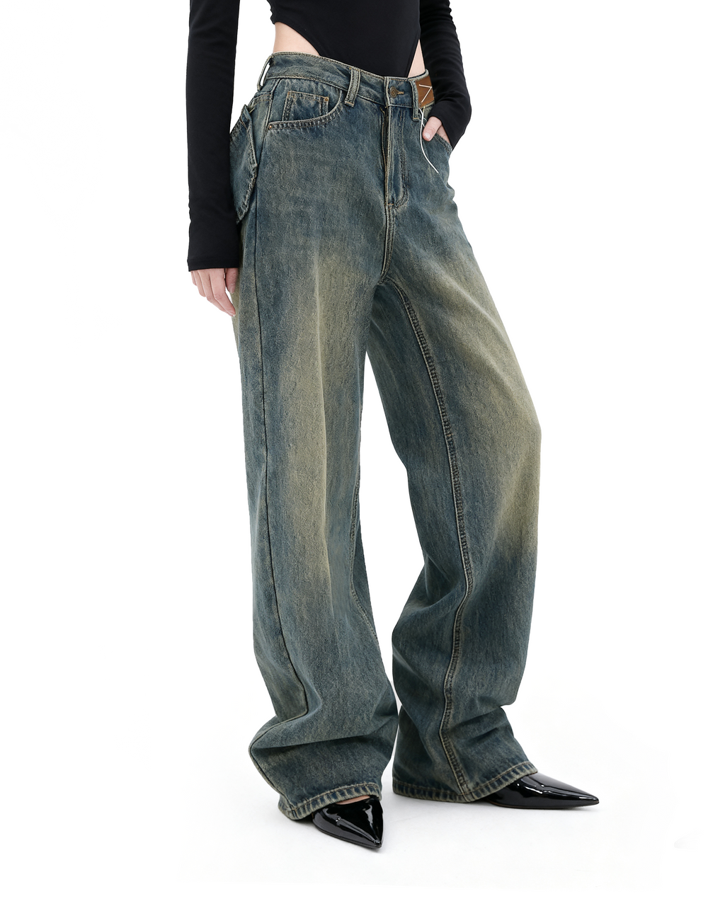 Wide Leg Vintage Jeans