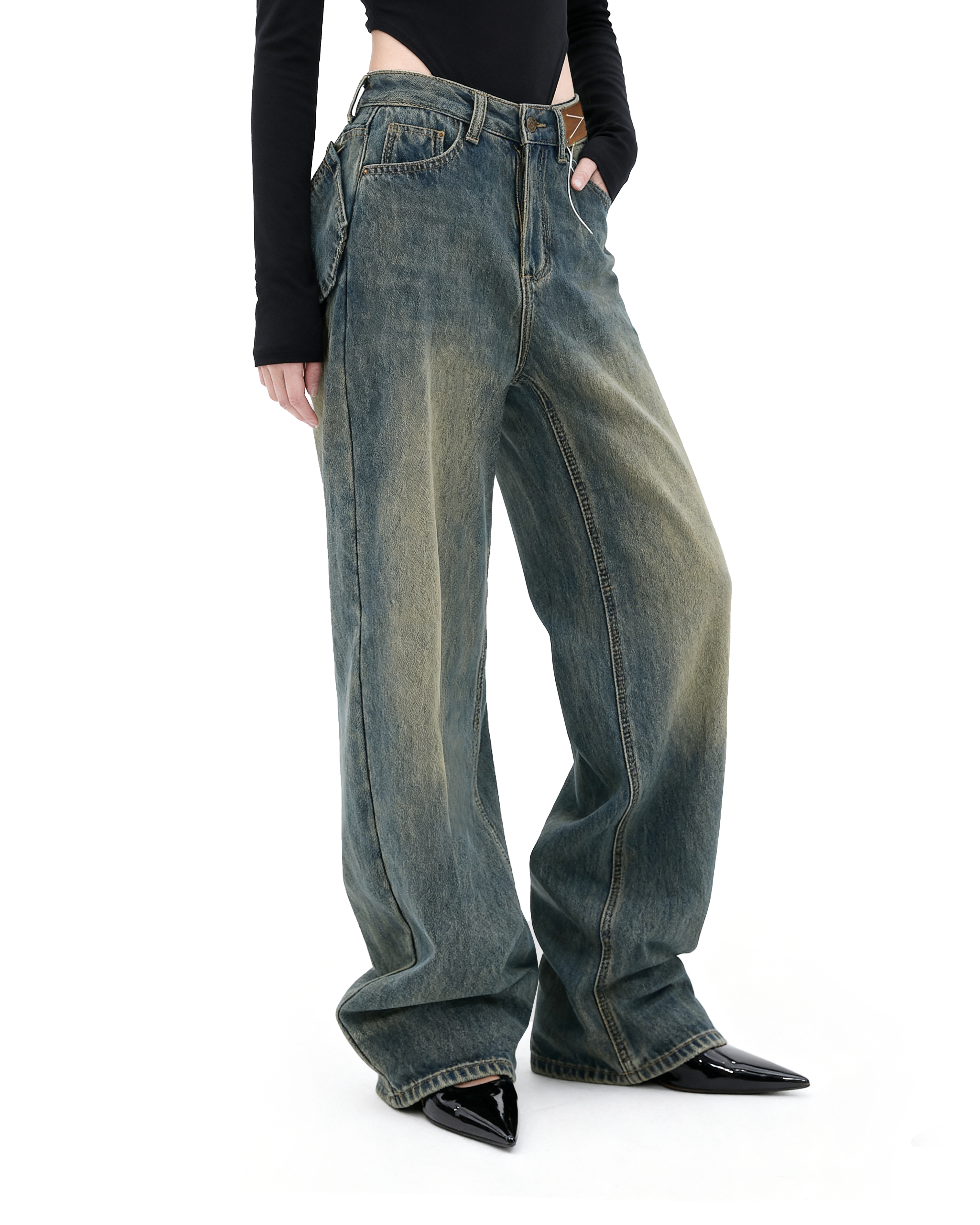 Wide Leg Vintage Jeans