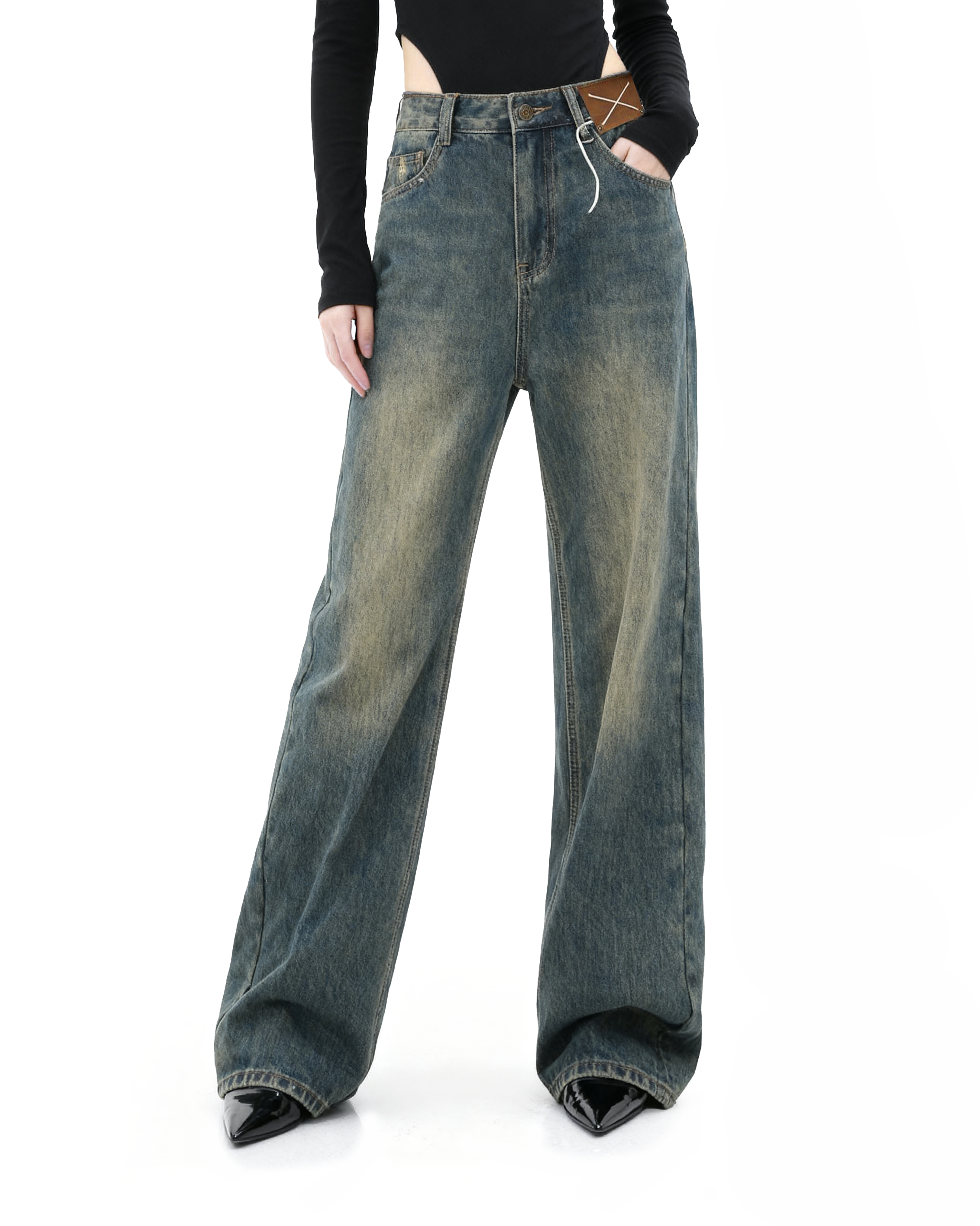 Wide Leg Vintage Jeans
