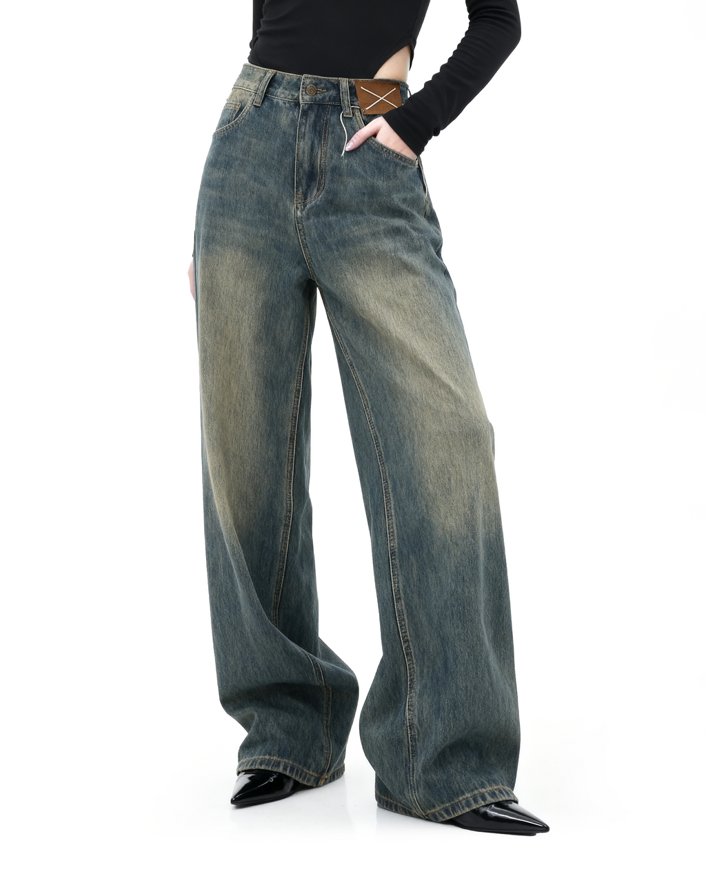 Wide Leg Vintage Jeans