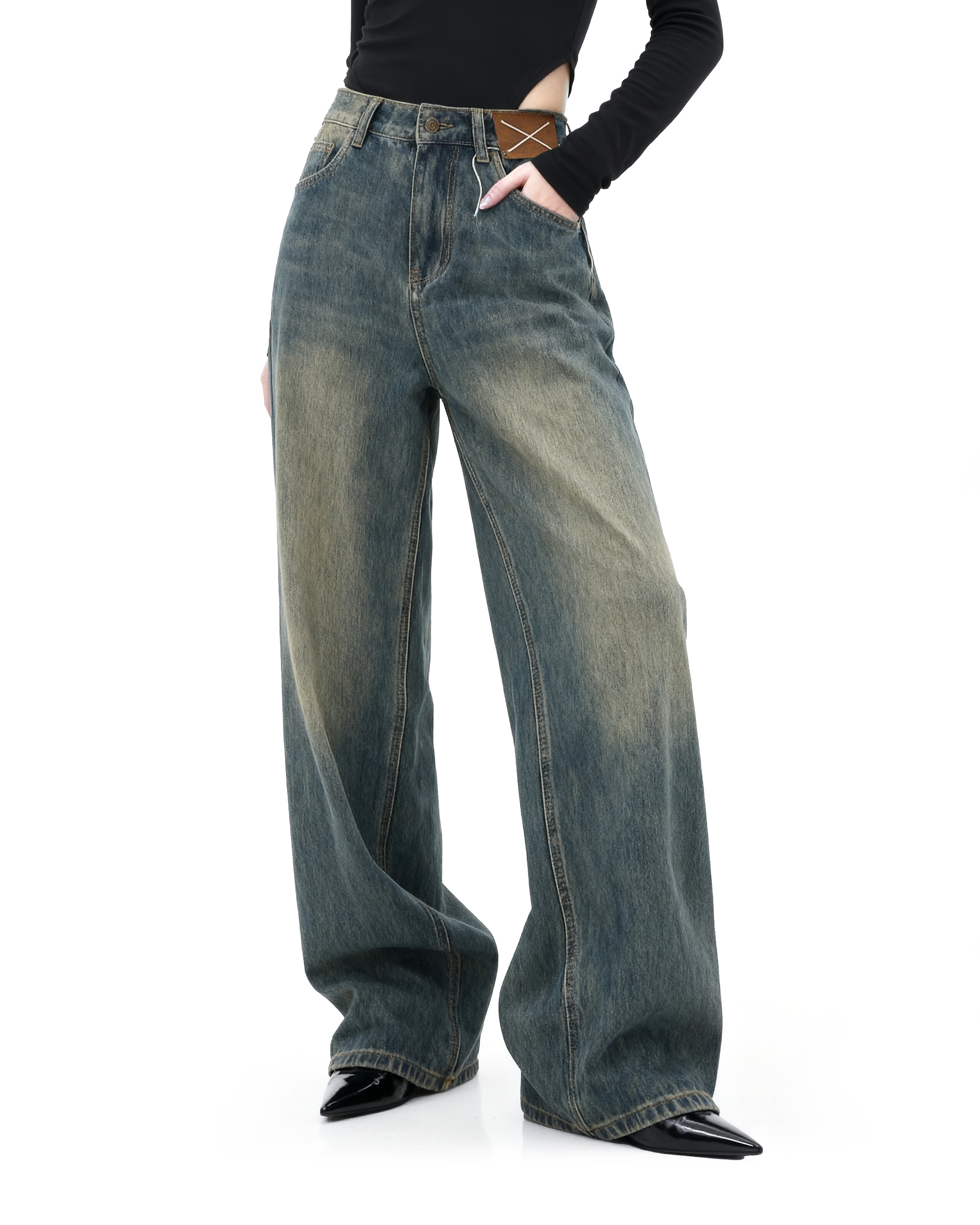 Wide Leg Vintage Jeans