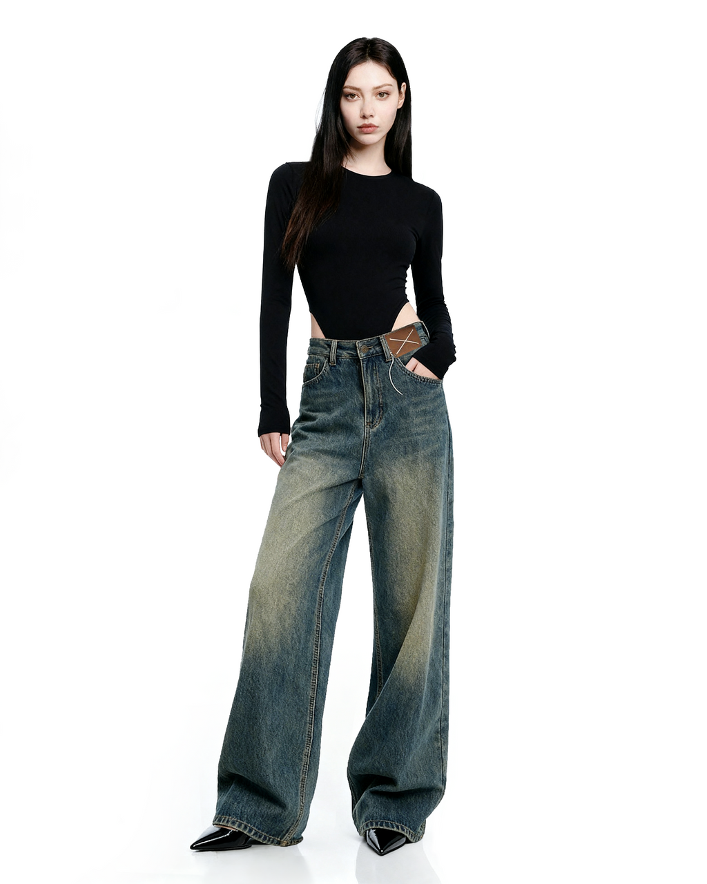 Wide Leg Vintage Jeans