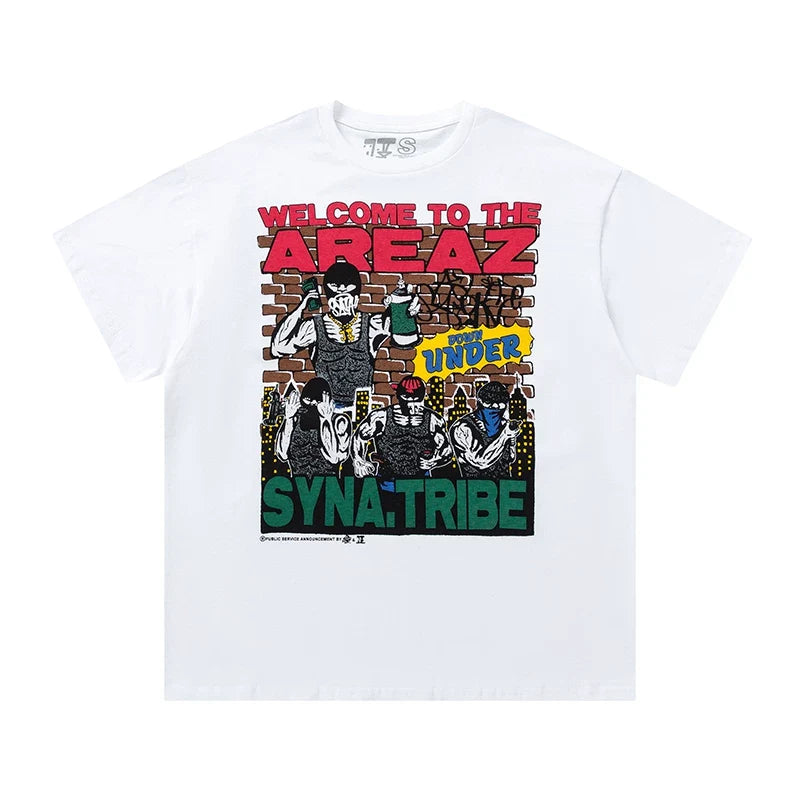 Syna World Retro Urban Graphic Tee (White / Graphic)
