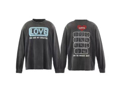 Saint Michael "LOVE" & Icons Long Sleeve - Black