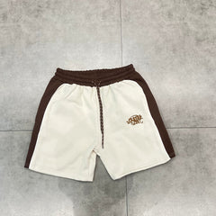 Syna World Colorblock Fleece Shorts (Brown)