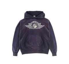Saint Michael "ANGEL OF DEATH" Hoodie - Purple/Black