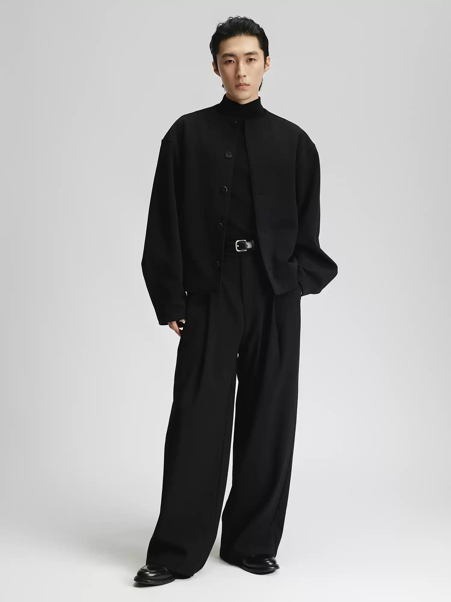 High-Waist Pleated Wide Leg Pants