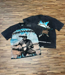 Godspeed Western Cowboy Vintage Graphic T-Shirt – Black