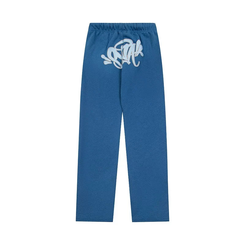 Syna World Graphic Fleece Sweatpants (Blue / Light Blue)