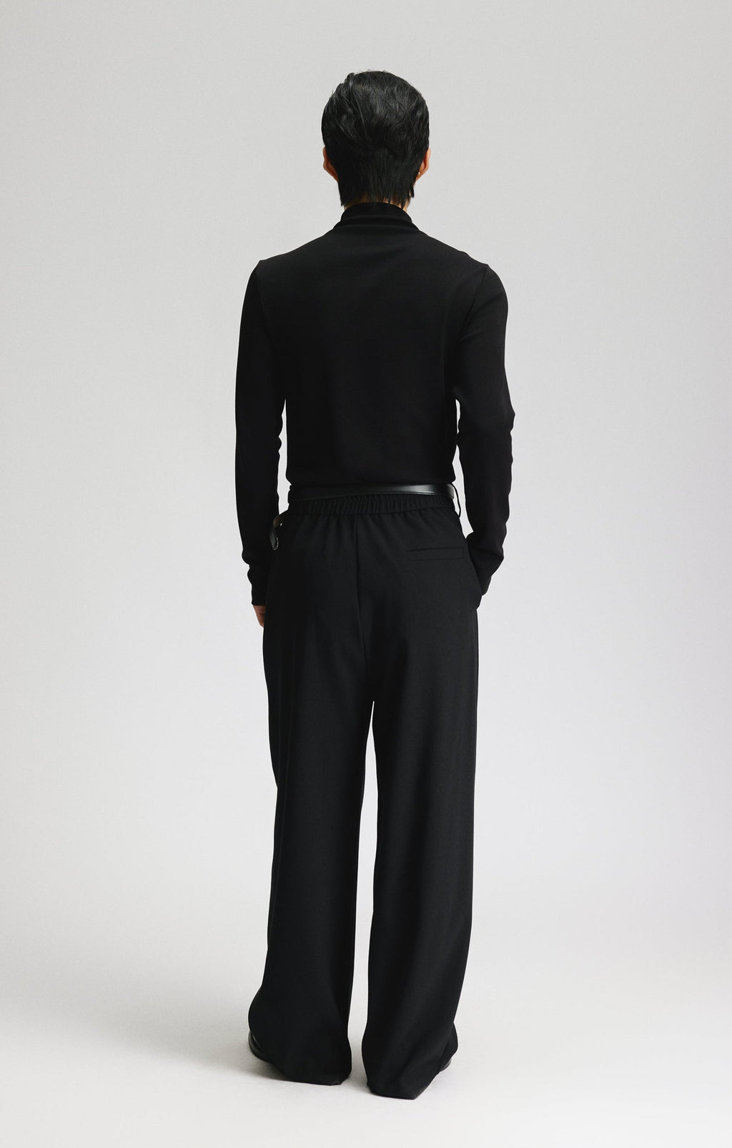 High-Waist Pleated Wide Leg Pants