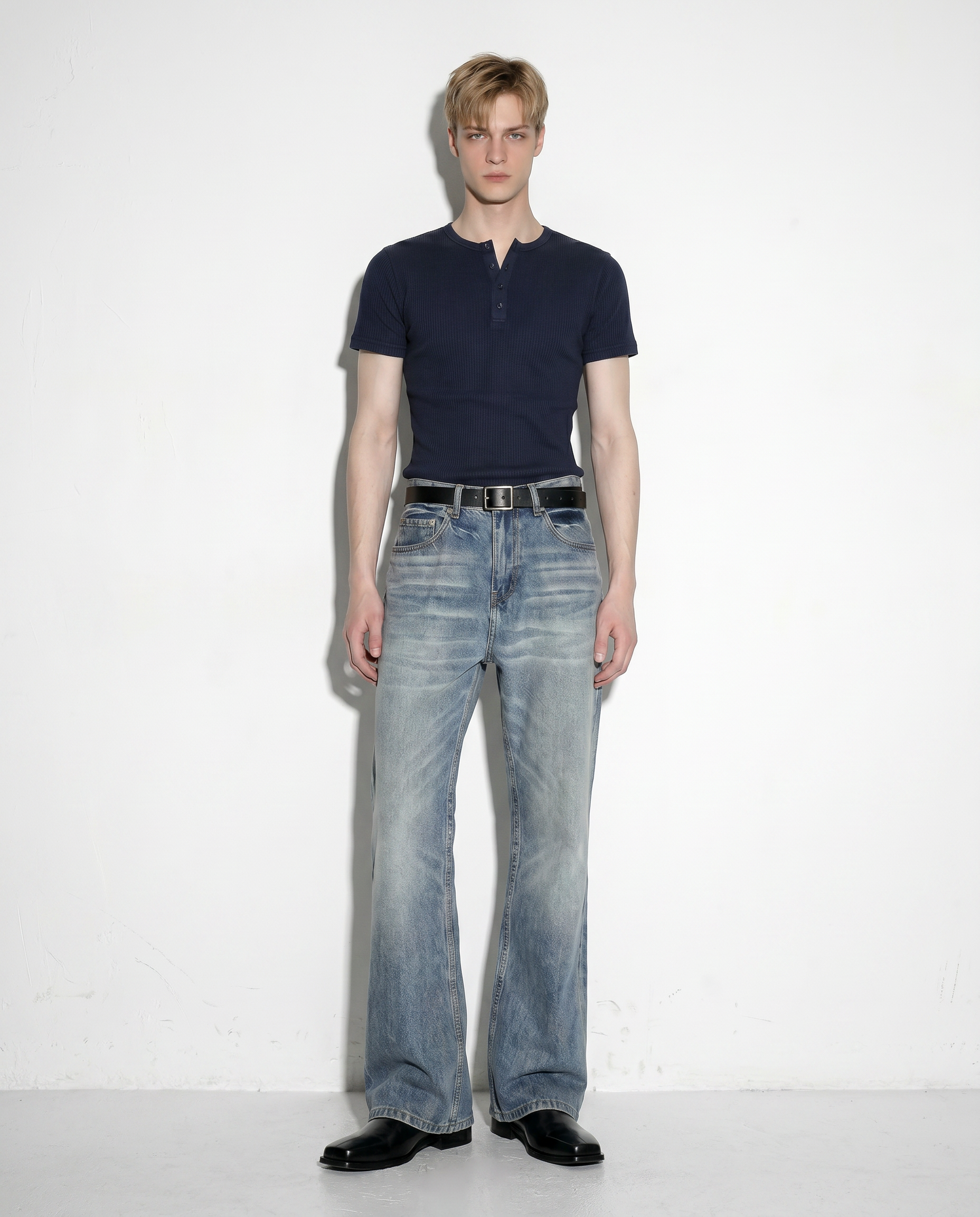 Washout Classic Slim Bootcut Jeans
