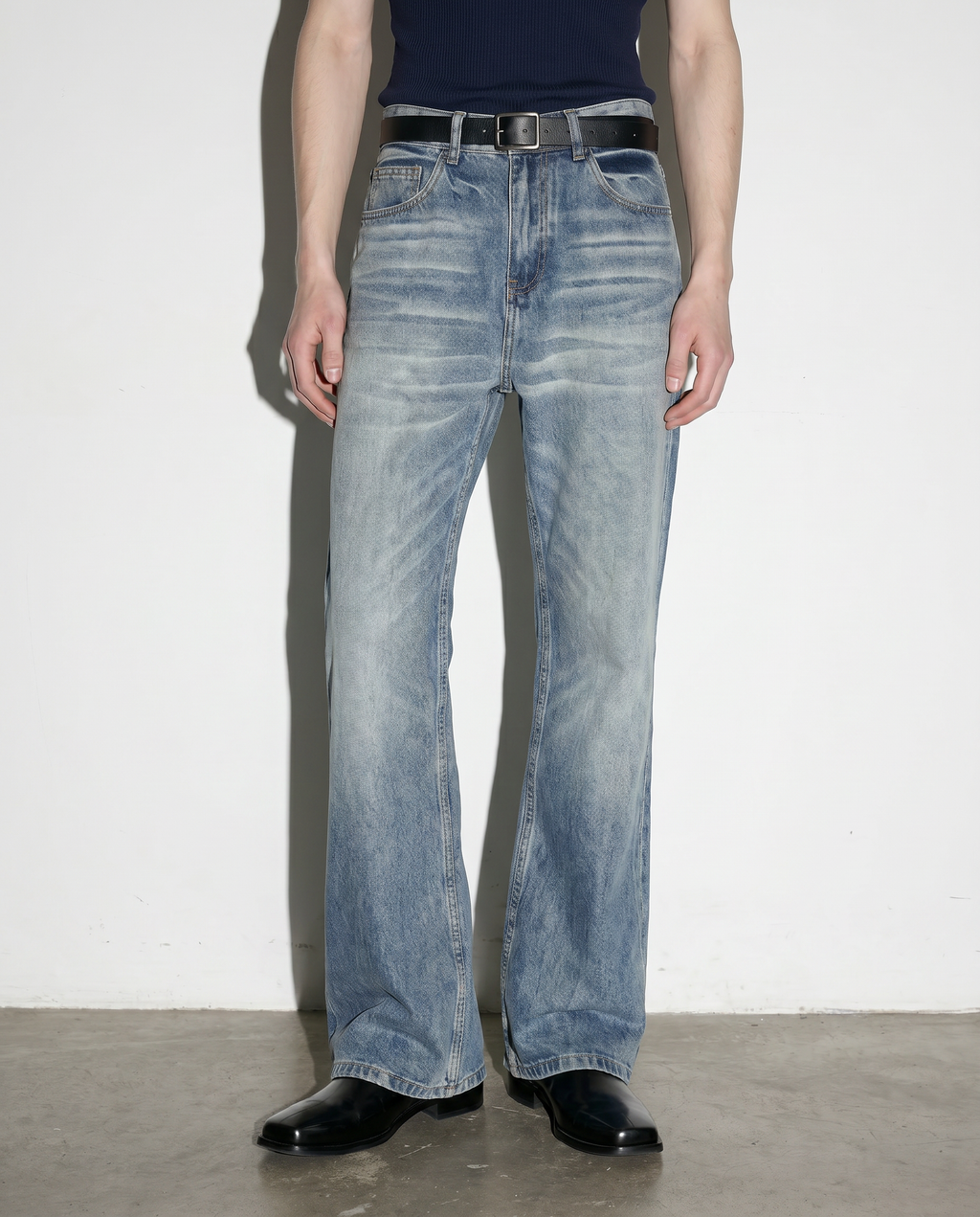 Washout Classic Slim Bootcut Jeans
