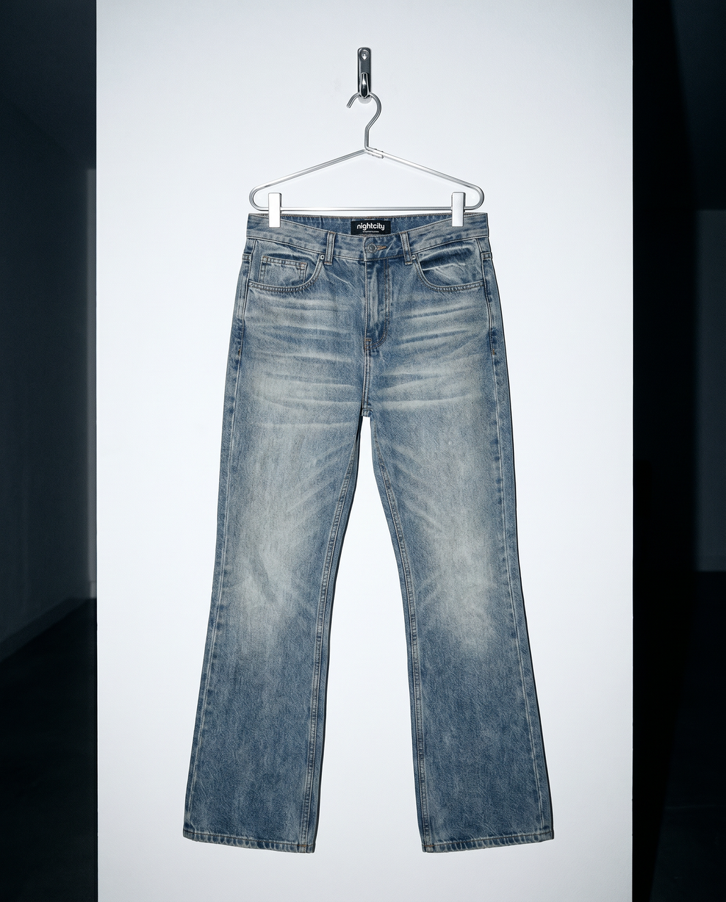 Washout Classic Slim Bootcut Jeans