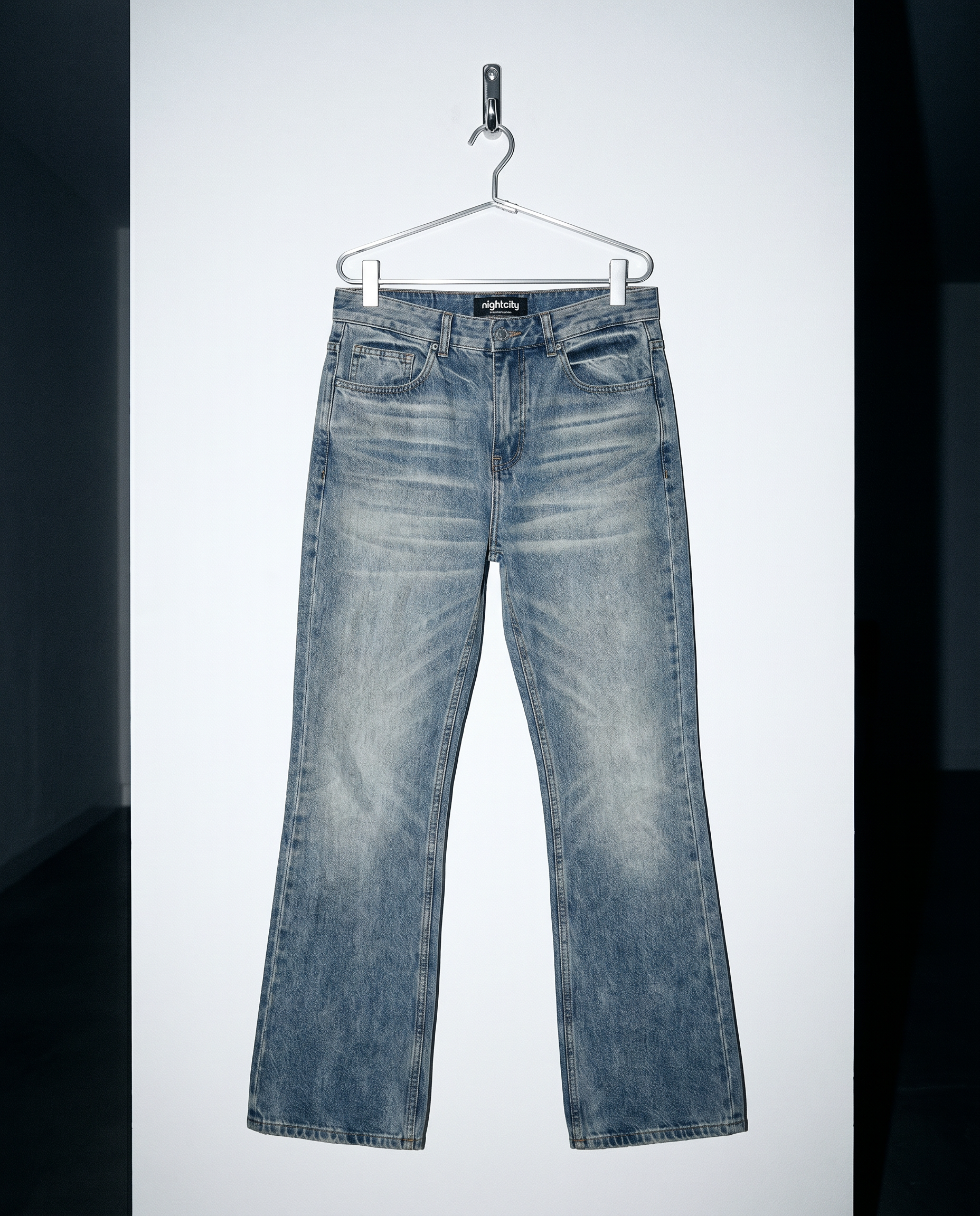 Washout Classic Slim Bootcut Jeans